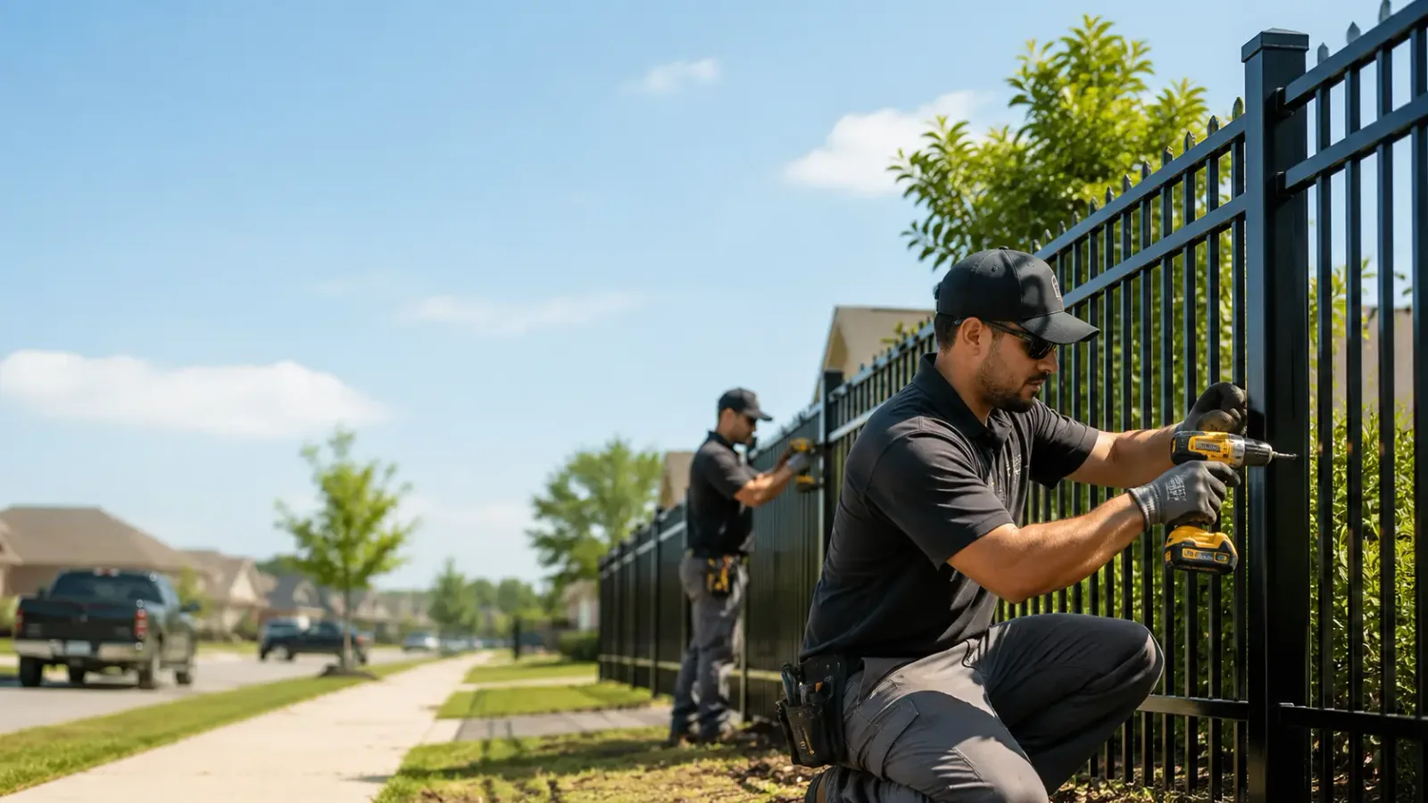 Metal Fence Installation in Florence, TX